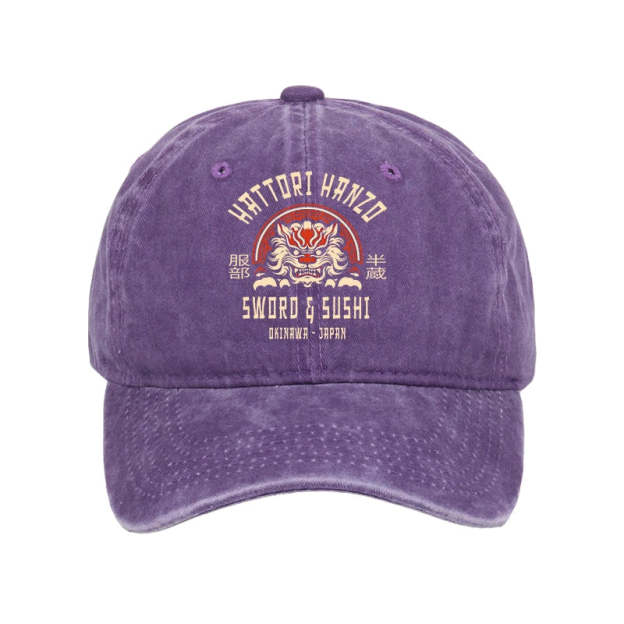 Hattori Hanzo Sword Washed Cap