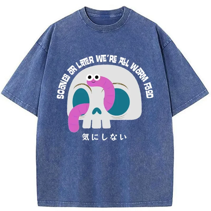 Brain Is Yummy Washed T-Shirt