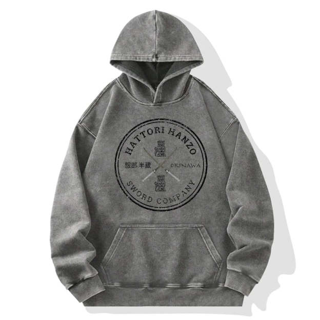 Hattori Hanzo Sword Company Washed Hoodie