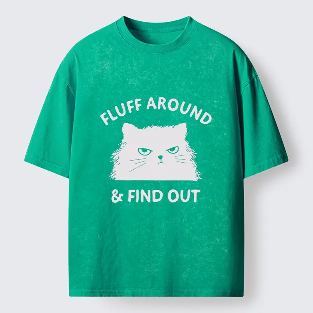 Unisex Cat's Mockery Washed T-Shirt