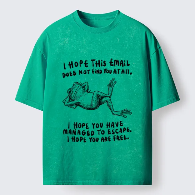 Unisex I Hope You Can Be Free Washed T-Shirt