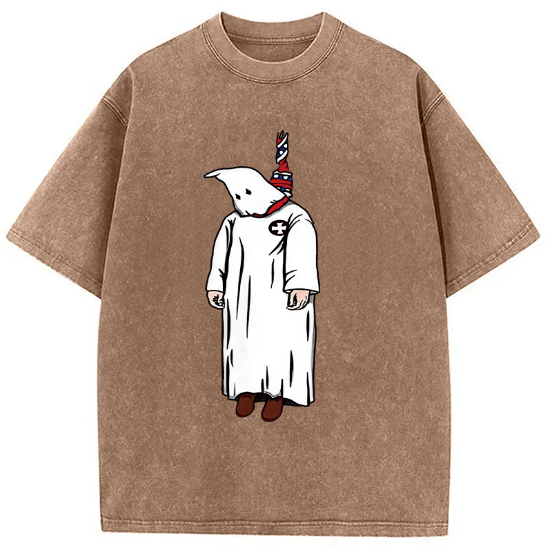 Kill The Klan Funny Washed T-Shirt