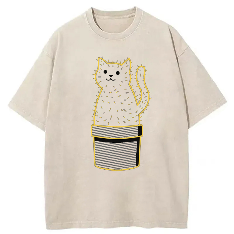 Catcus Washed T-Shirt