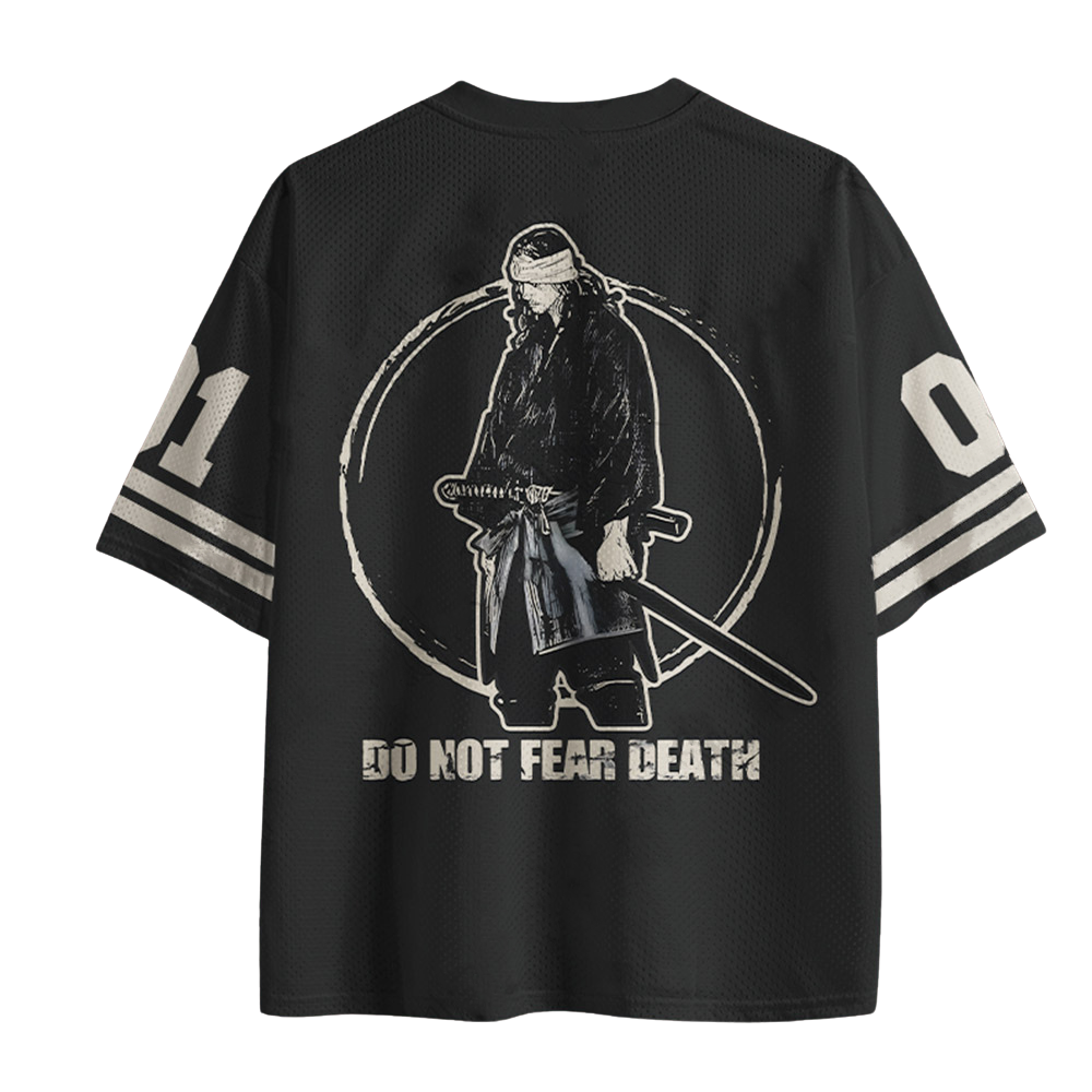 Living Towards Death Printed Jersey Shirts