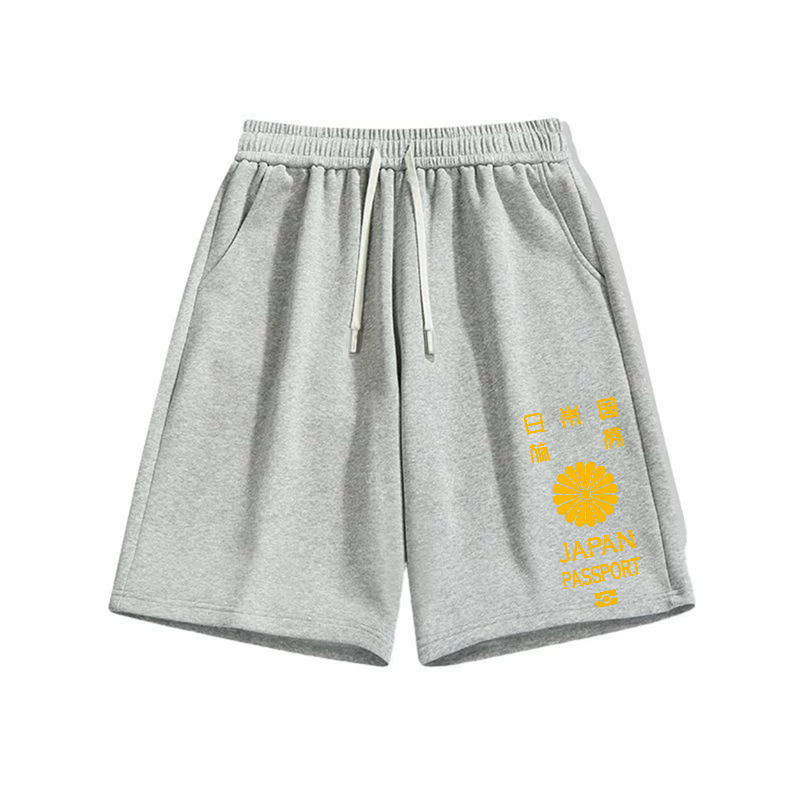 Japan Passport Cotton Casual Shorts