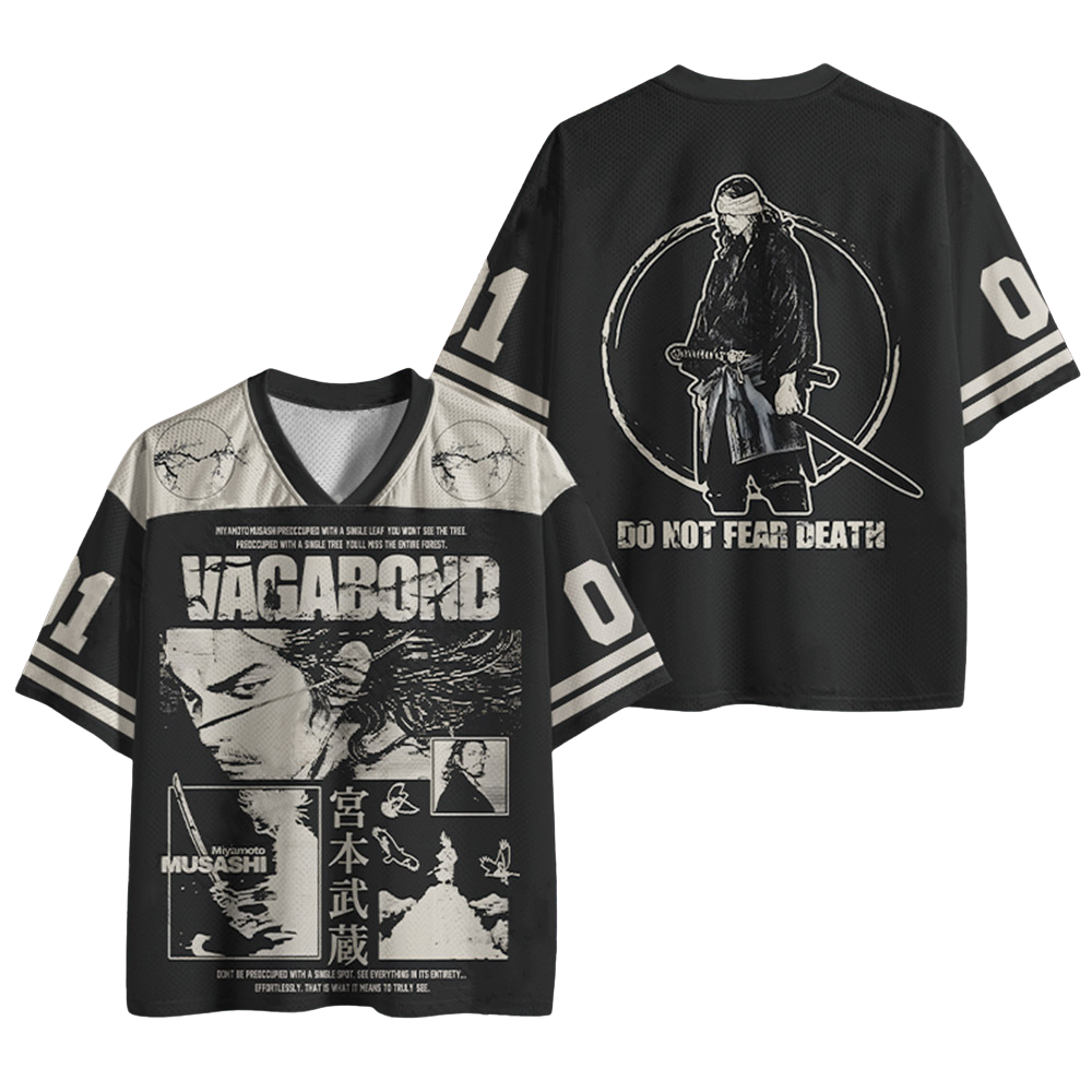 Living Towards Death Printed Jersey Shirts
