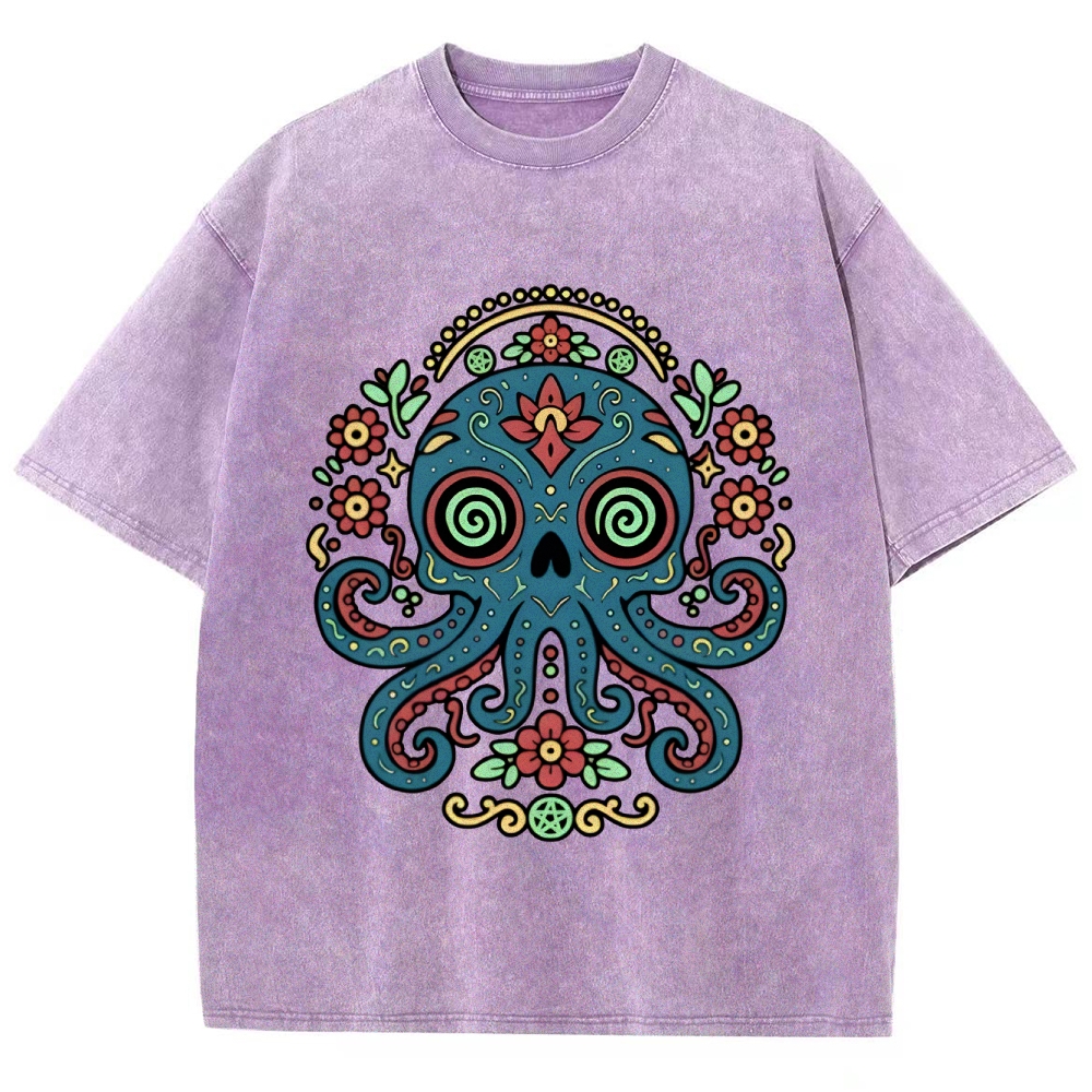 Sugar Cthulhu Vintage Washed T-shirt