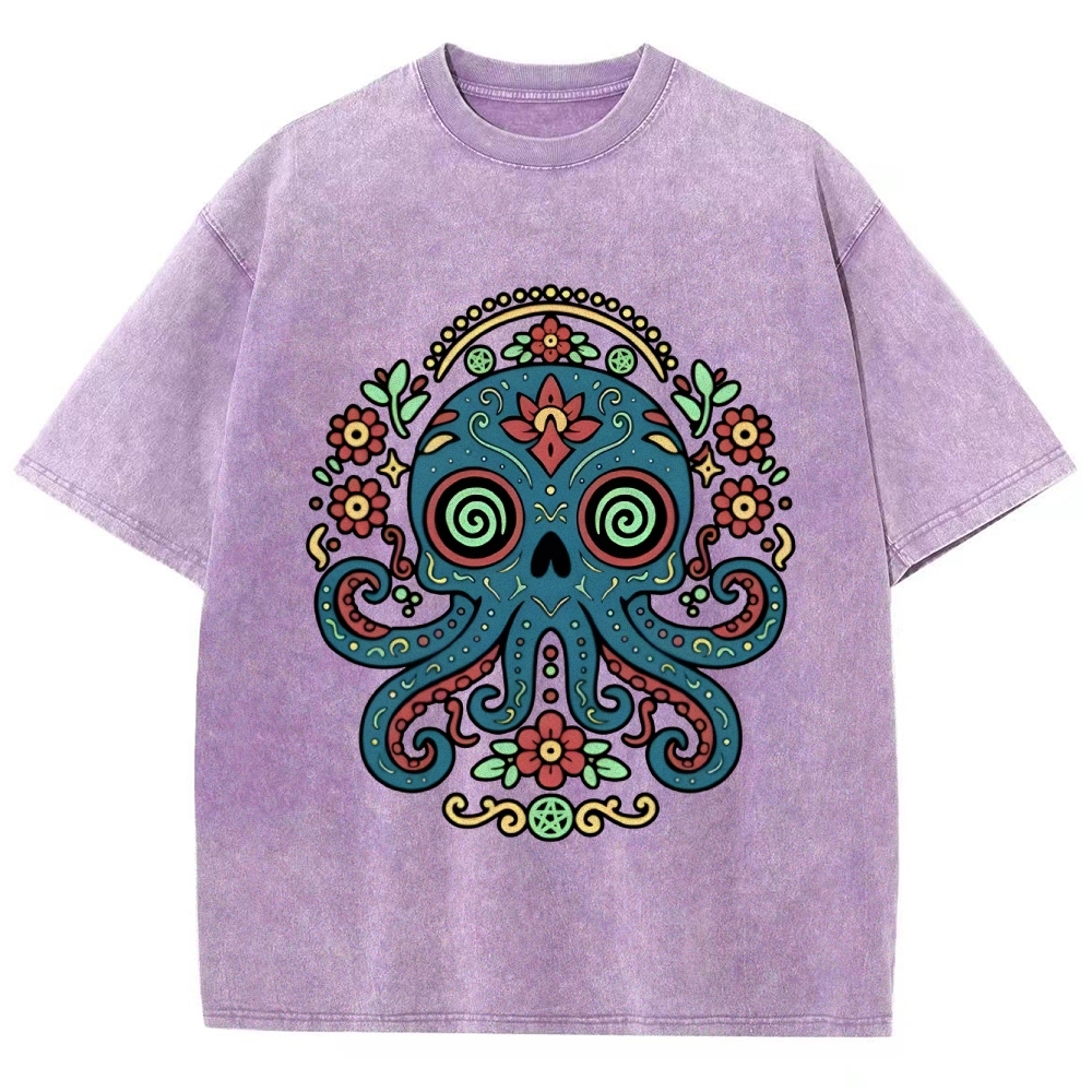 Sugar Cthulhu Vintage Washed T-shirt