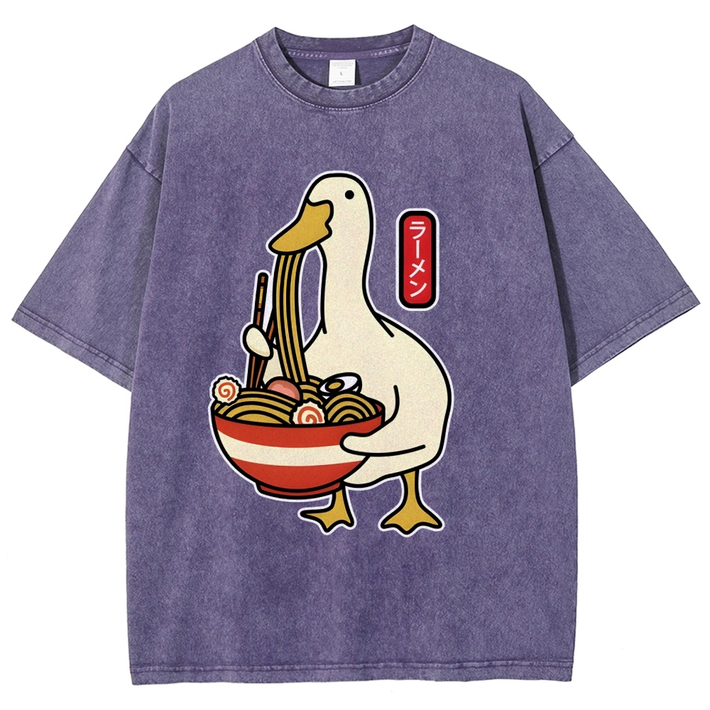 Ramen Lover Goose Washed T-Shirt