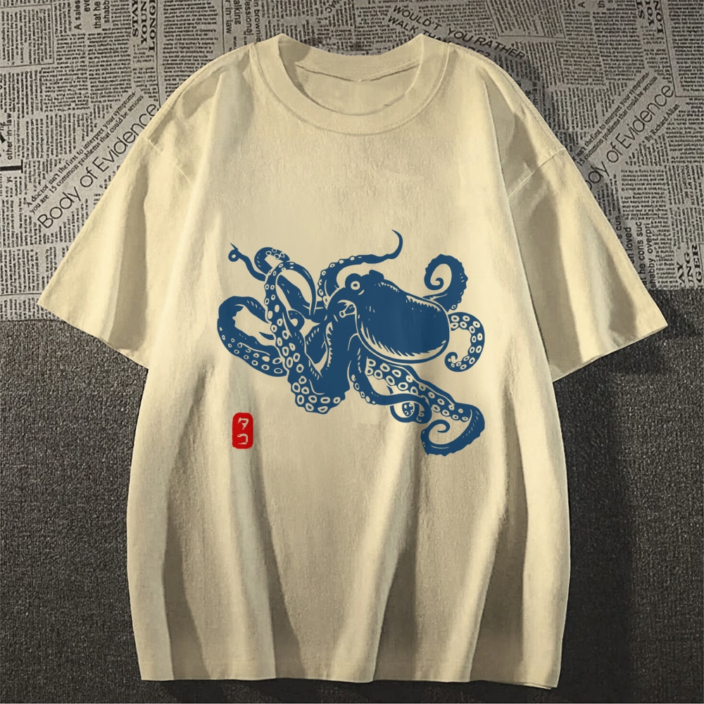 Octopus Japanese Style Classic Tee