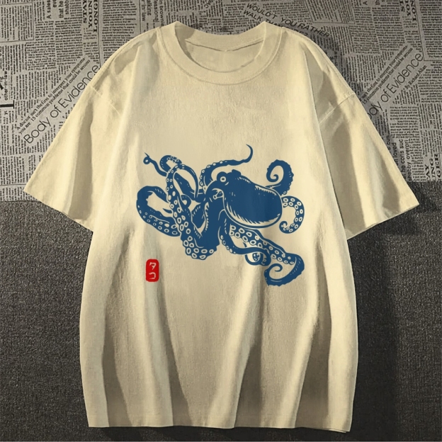 Octopus Japanese Style Classic Tee