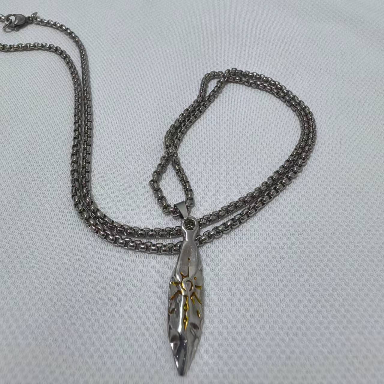 Retro Wishing Stone Necklace