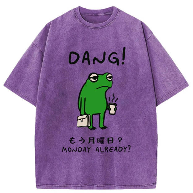 Is It Already Monday Washed T-Shirt