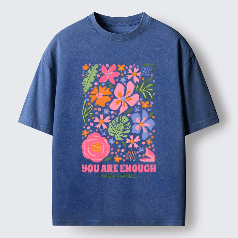 Flower Power Says You Got This Washed T-Shirt