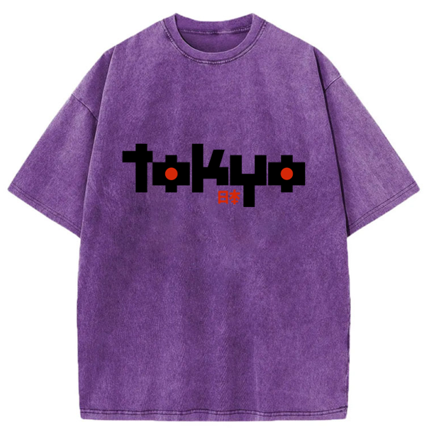 Japan Tokyo Washed T-Shirt
