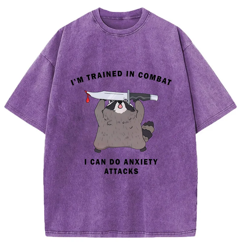 Unisex Coping With Anxiety Washed T-Shirt