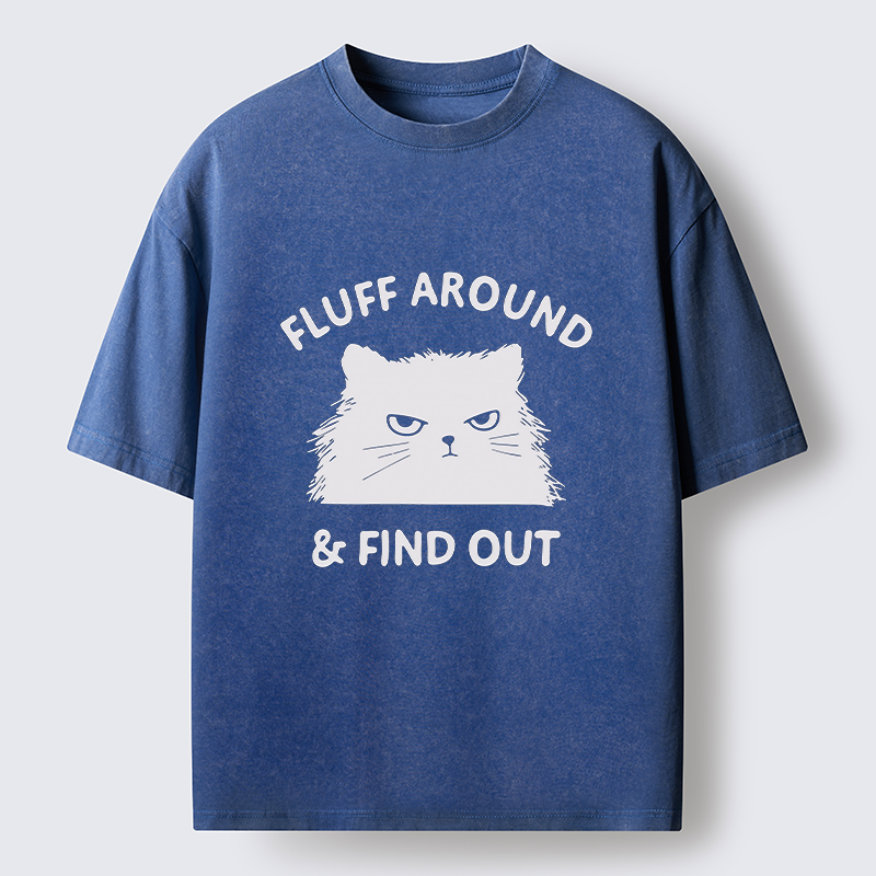 Unisex Cat's Mockery Washed T-Shirt