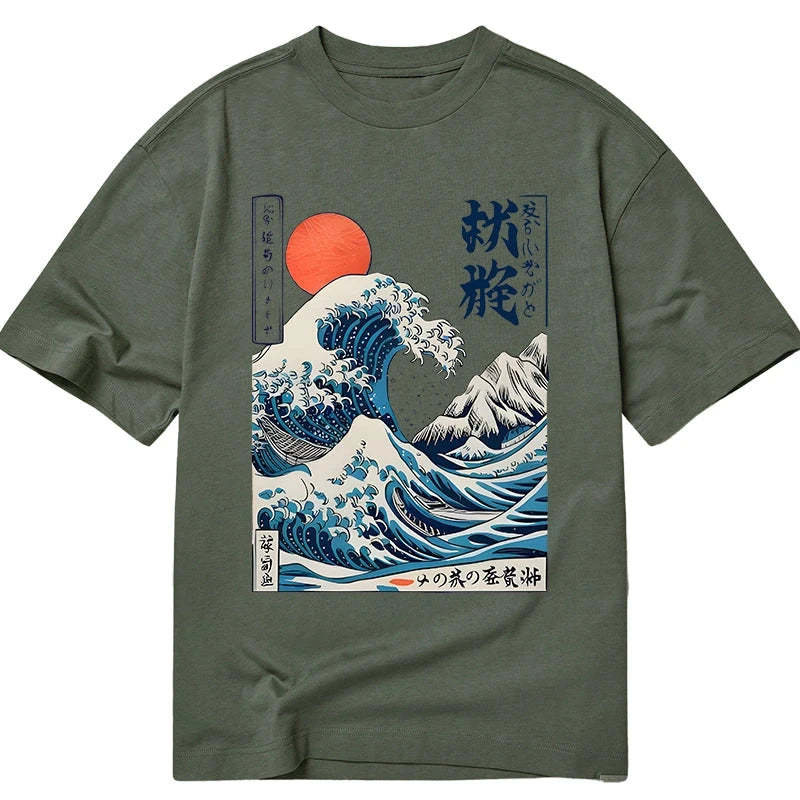 Ukiyo-e Ocean Waves Japan Classic T-Shirt