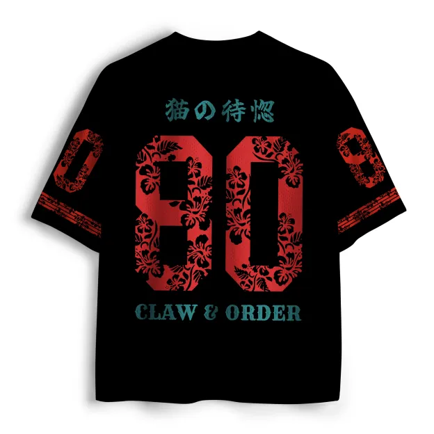 Samurai Cat Warrior Jersey Shirts