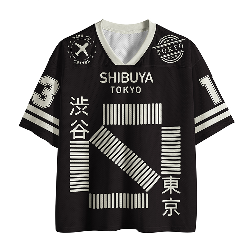 Trip To Tokyo Printed Jersey Shirts