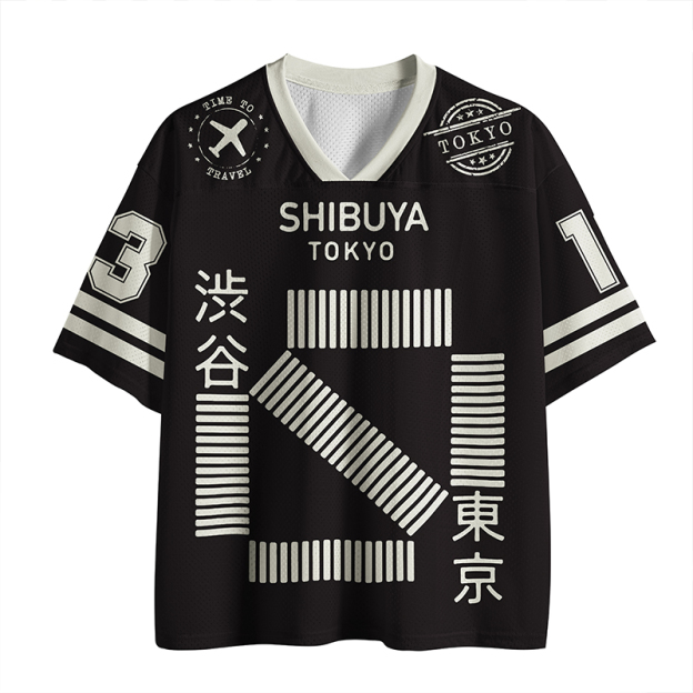 Trip To Tokyo Printed Jersey Shirts
