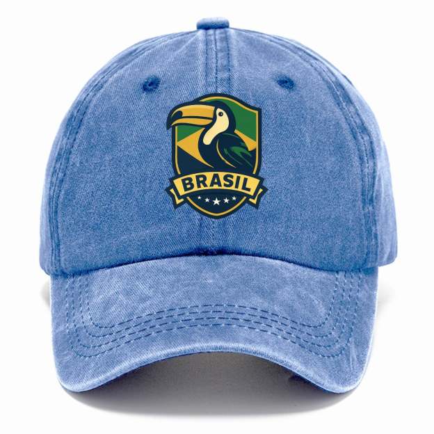 Brazilian Toucan Heritage Logo Washed Cap