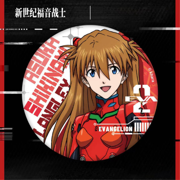 Neon Genesis Evangelion Peripherals Eva Ayanami Zero Asuka Ikari Shinji Standby Preparation Series Badges
