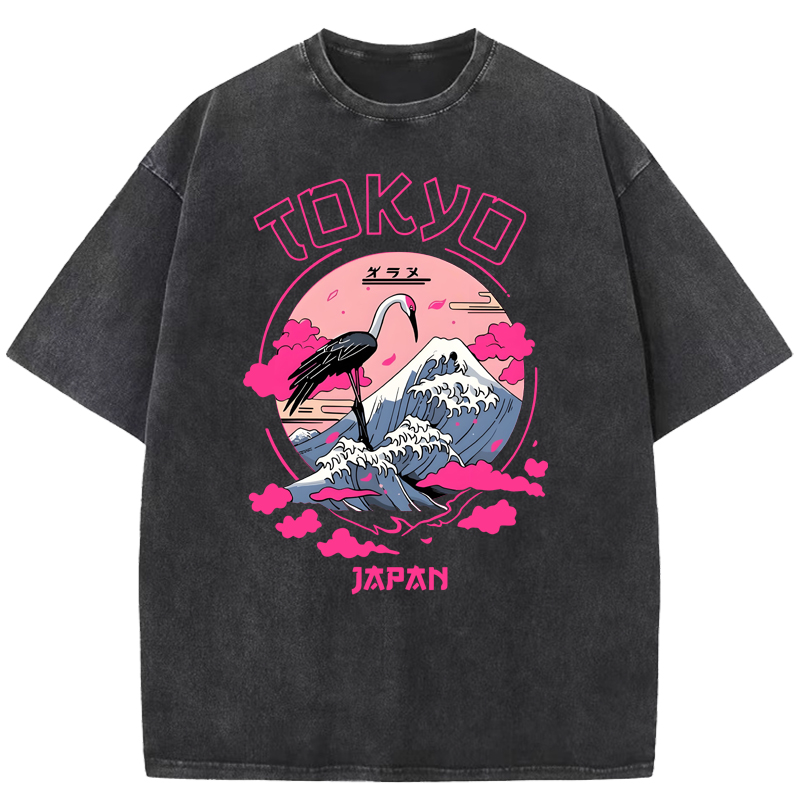  Otsuru & Tokyo Washed T-Shirt