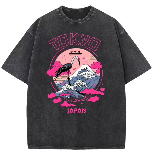  Otsuru & Tokyo Washed T-Shirt