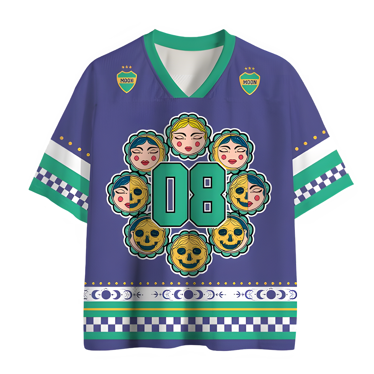 Luna Skulls Cycle 08 Mesh Jersey