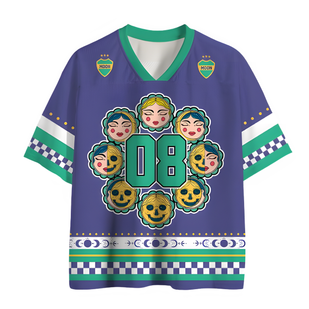 Luna Skulls Cycle 08 Mesh Jersey