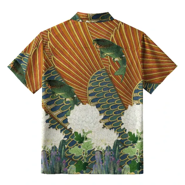  Geisha Among The Chrysanthemums Hawaiian Shirt