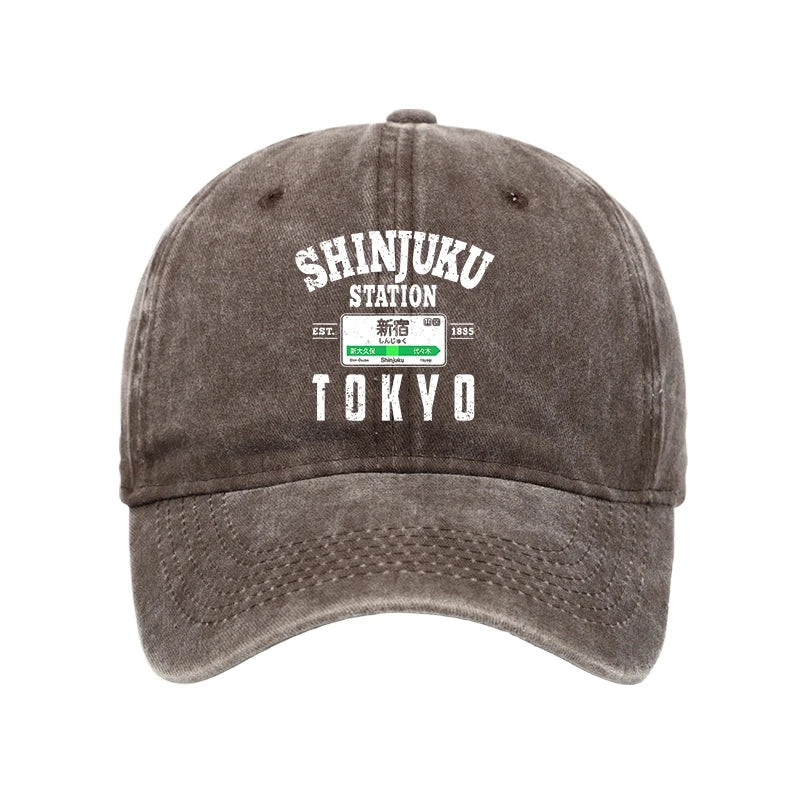  Shinjuku Station Yamanote Line Washed Cap