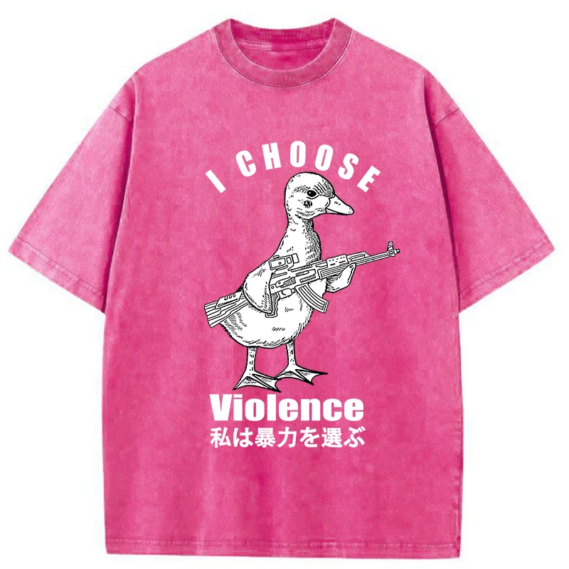 I Choose Violence Washed T-Shirt