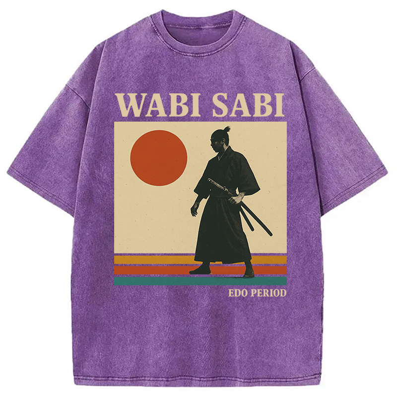 Wabi Sabi Samurai Washed T-Shirt