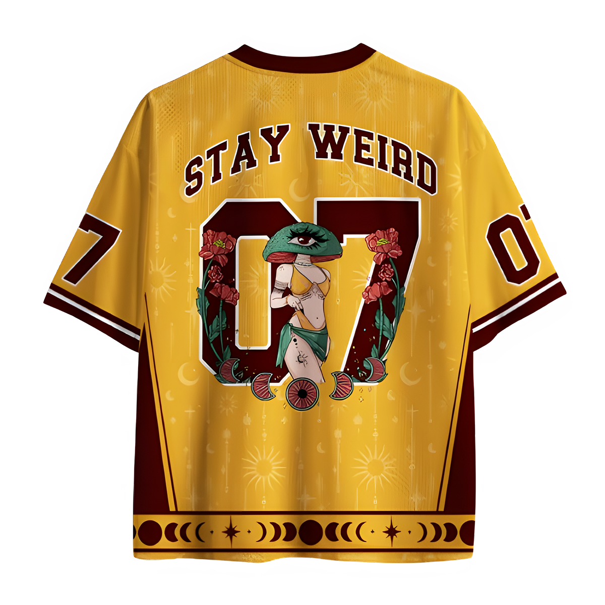 Stay Weird Murshroom Mesh Jersey