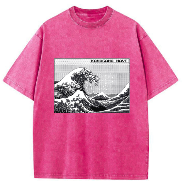 Kanagawa Wave Washed T-Shirt