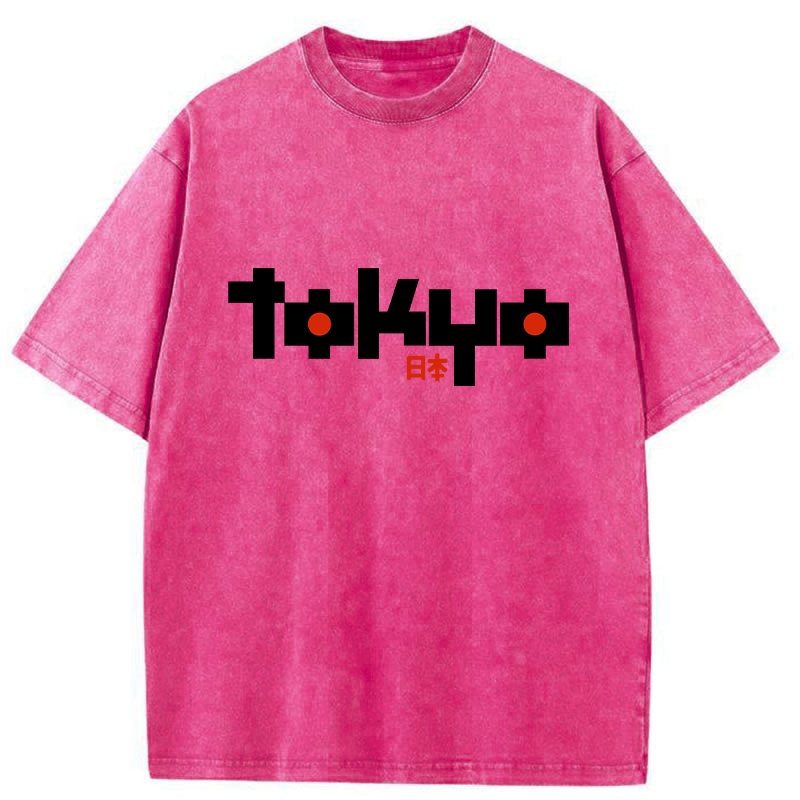 Japan Tokyo Washed T-Shirt