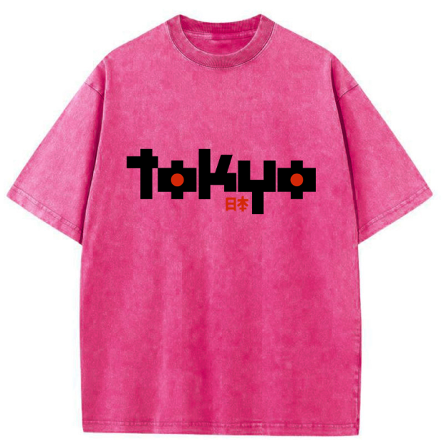 Japan Tokyo Washed T-Shirt