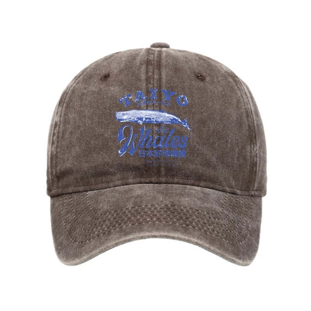  Japan Taiyo Whales Washed Cap