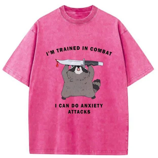 Unisex Coping With Anxiety Washed T-Shirt