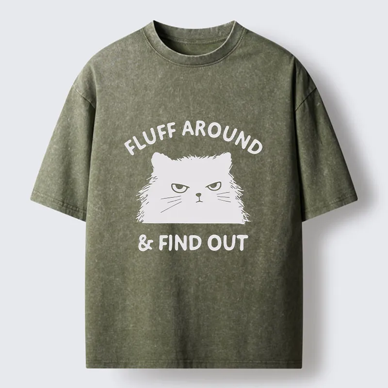 Unisex Cat's Mockery Washed T-Shirt