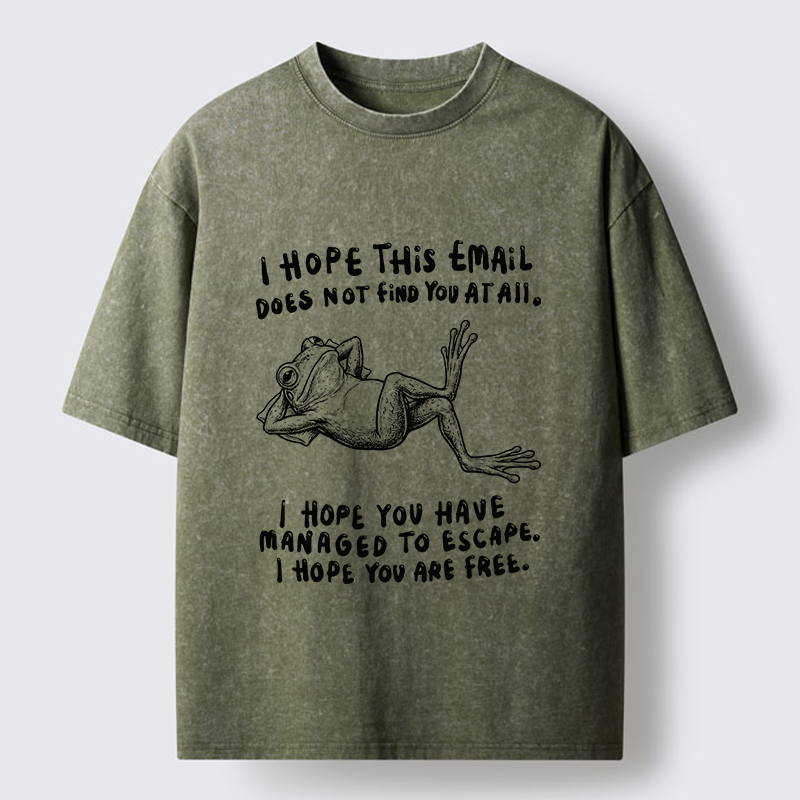 Unisex I Hope You Can Be Free Washed T-Shirt