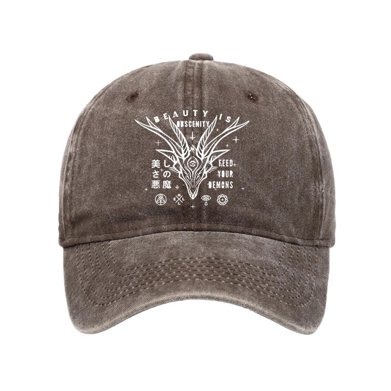  Beautiful Devil Japanese Washed Cap