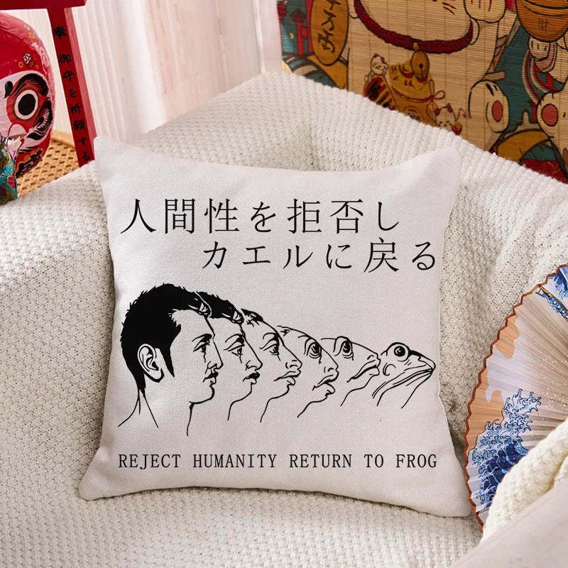 Return To Frog Cushion Pillow