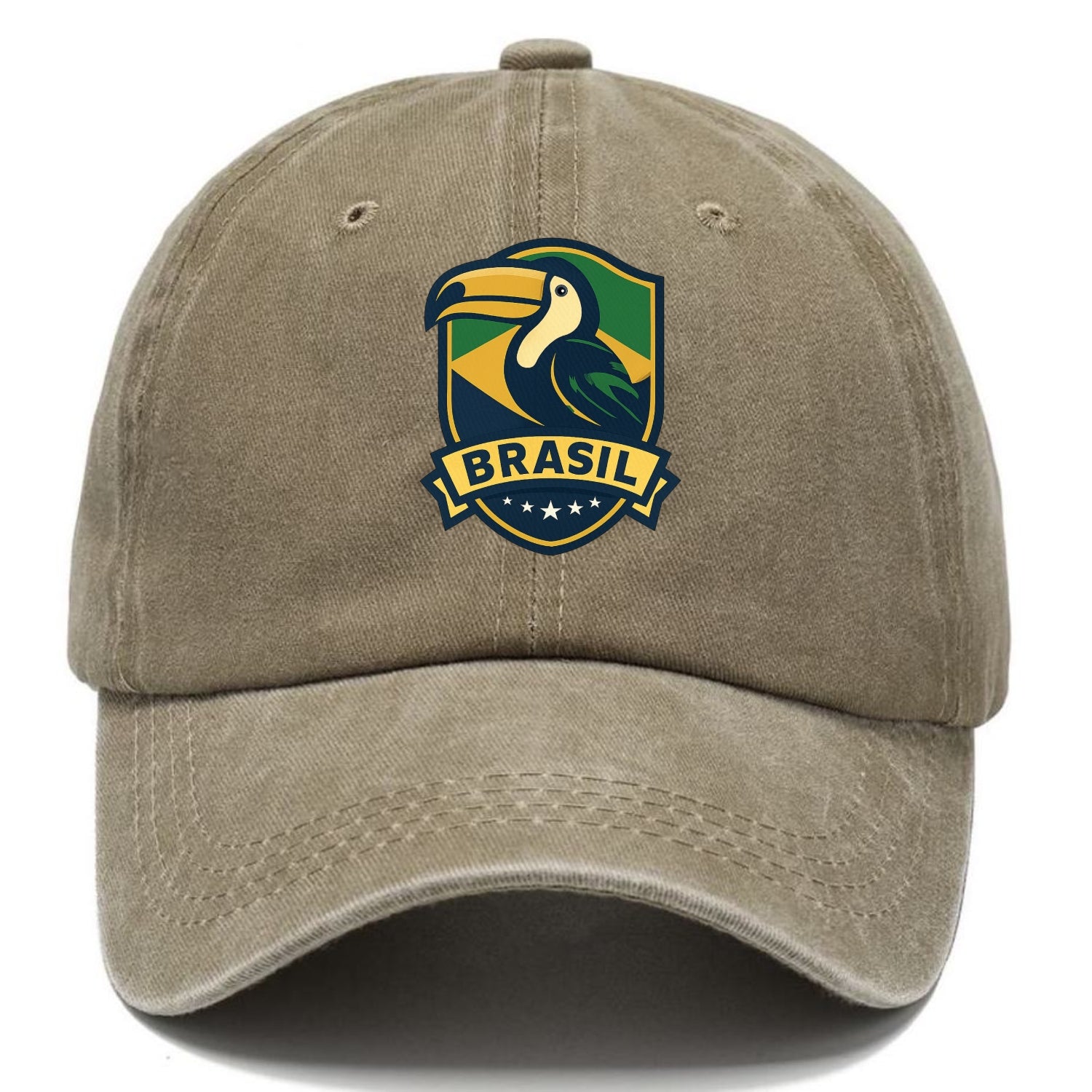 Brazilian Toucan Heritage Logo Washed Cap