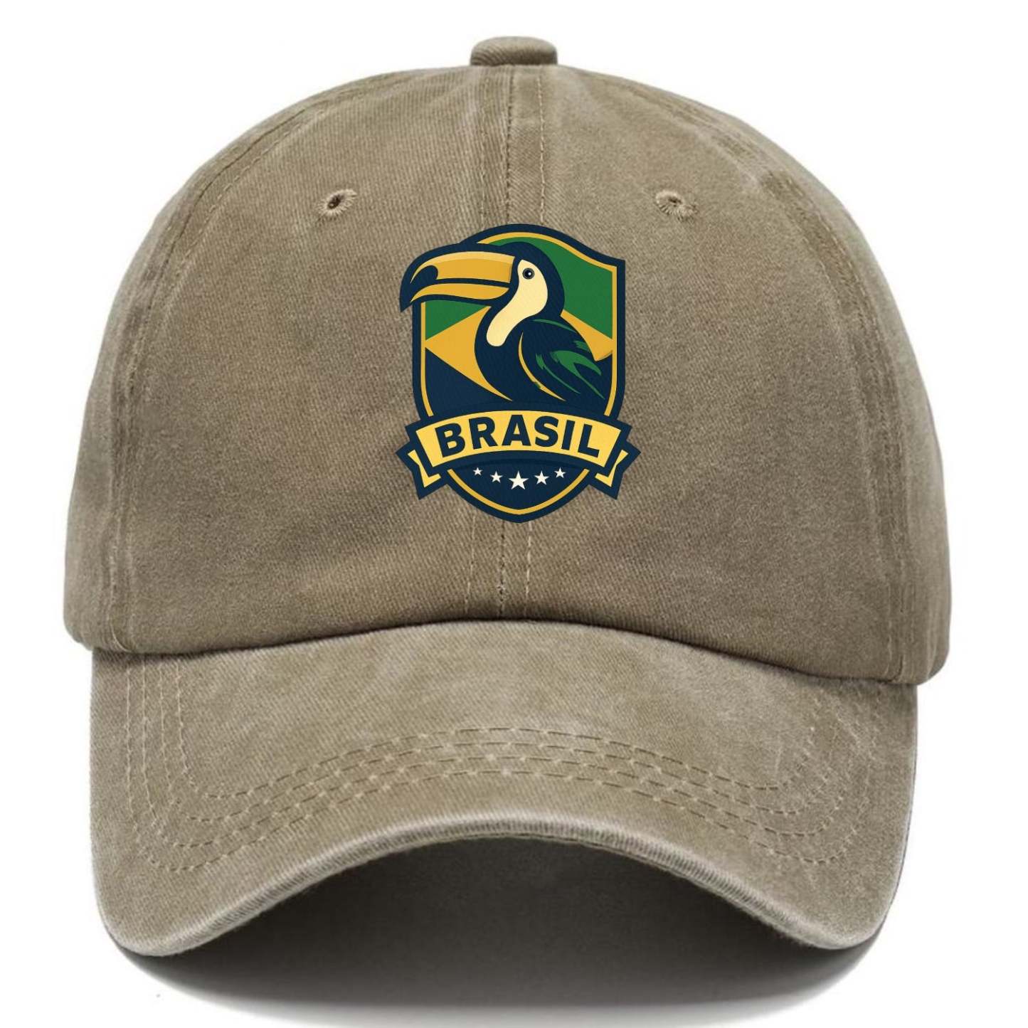 Brazilian Toucan Heritage Logo Washed Cap