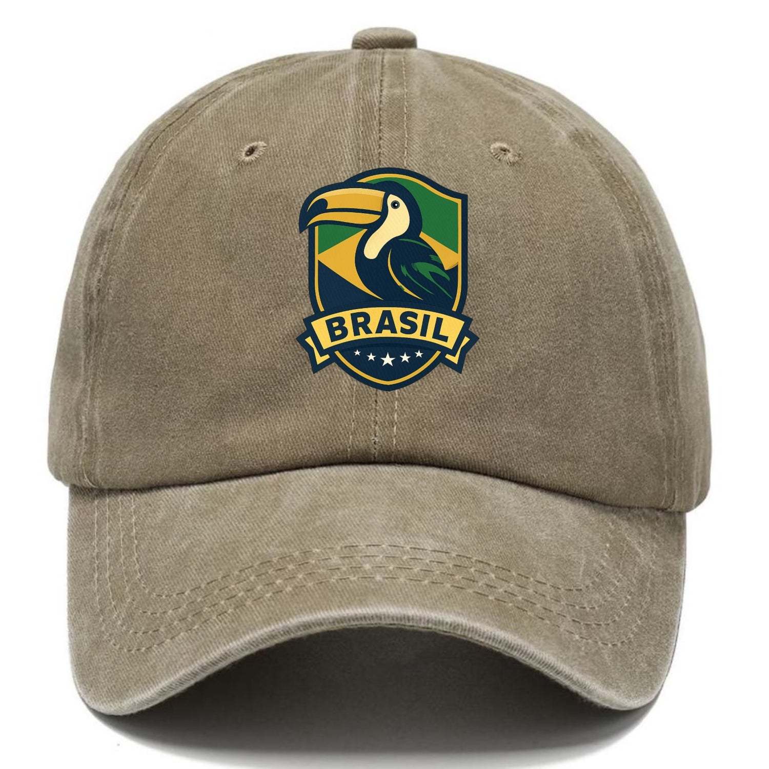 Brazilian Toucan Heritage Logo Washed Cap