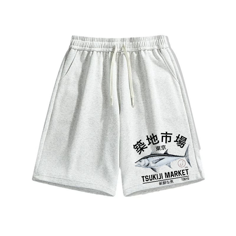 Tsukiji Market Cotton Casual Shorts