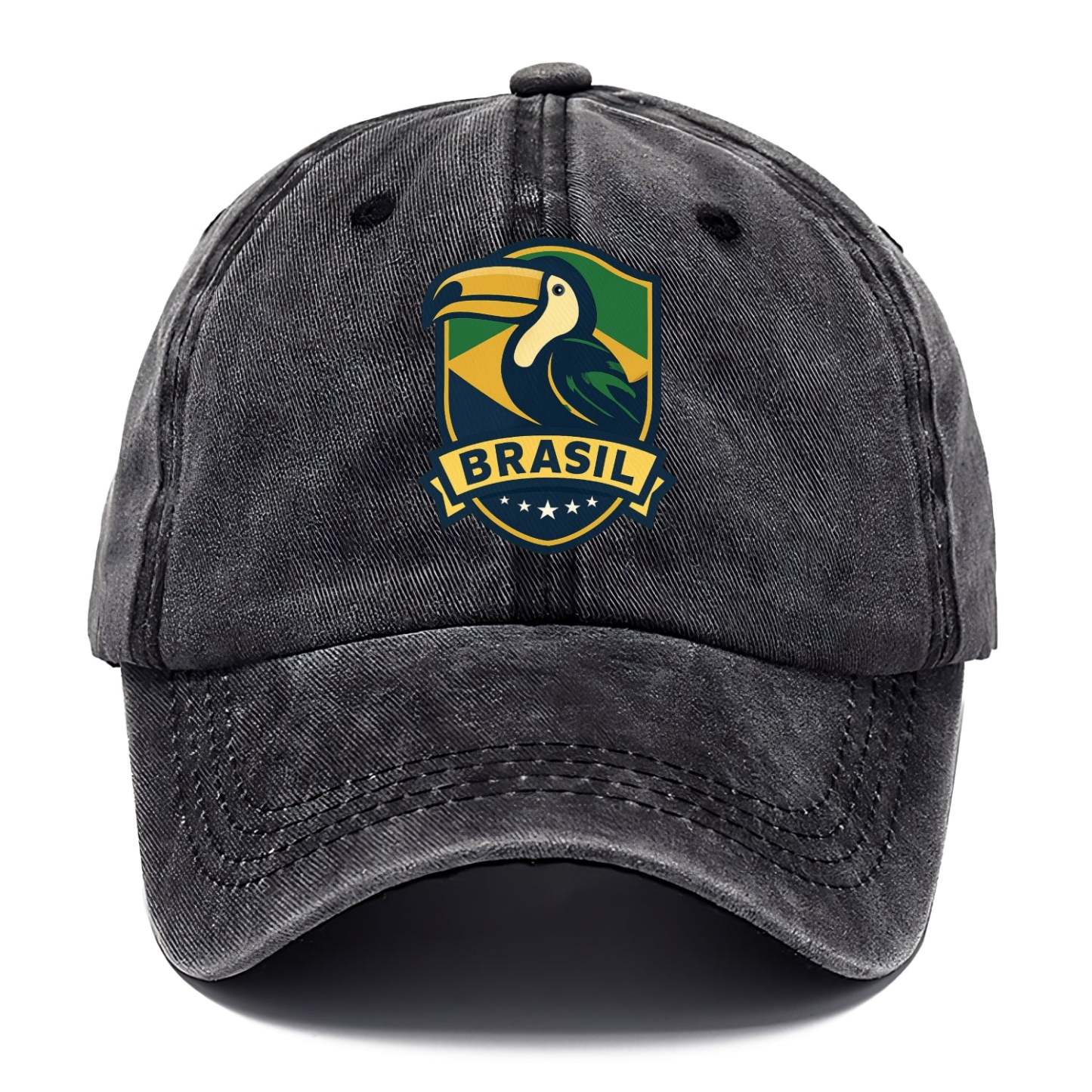Brazilian Toucan Heritage Logo Washed Cap